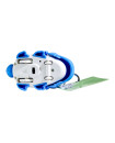 String-Sliding Little Crocodile Pendant Clip - Blue